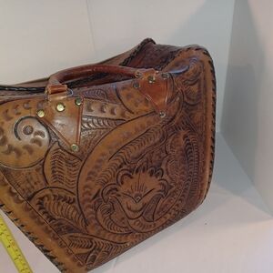 Handcrafted Brown Leather Men's Bag